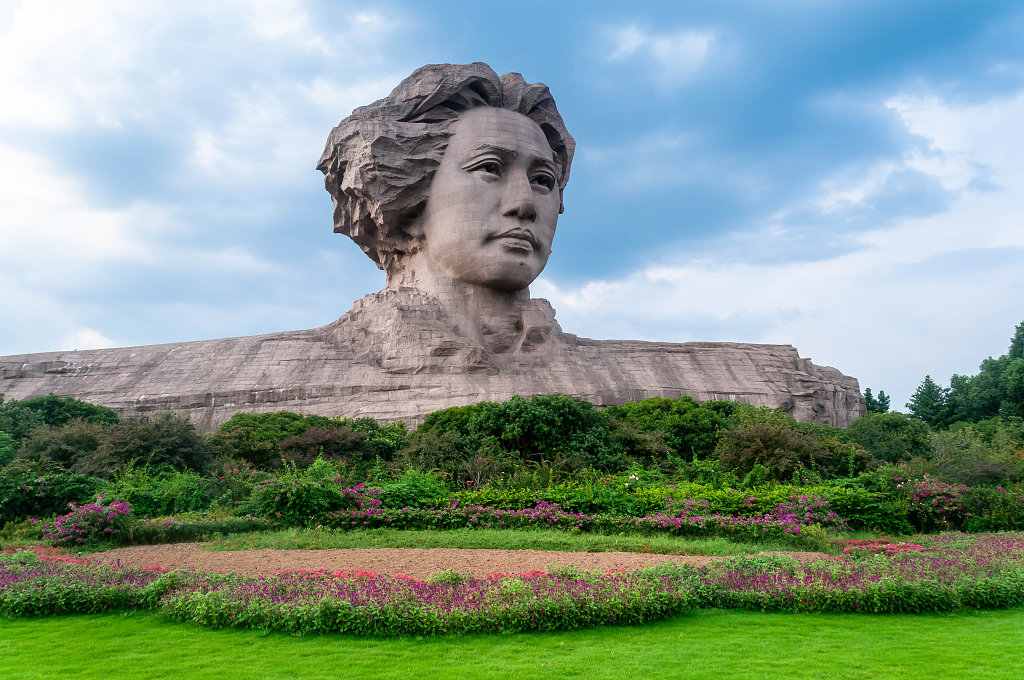 湖南长沙橘子洲头风光风景