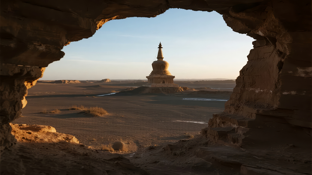 敦煌雅丹魔鬼城遗址旅游地标自然风光