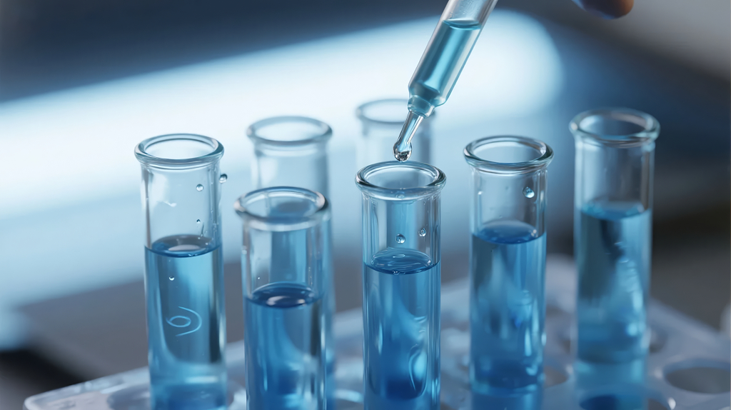 实验室试管滴管化学实验研发医疗背景