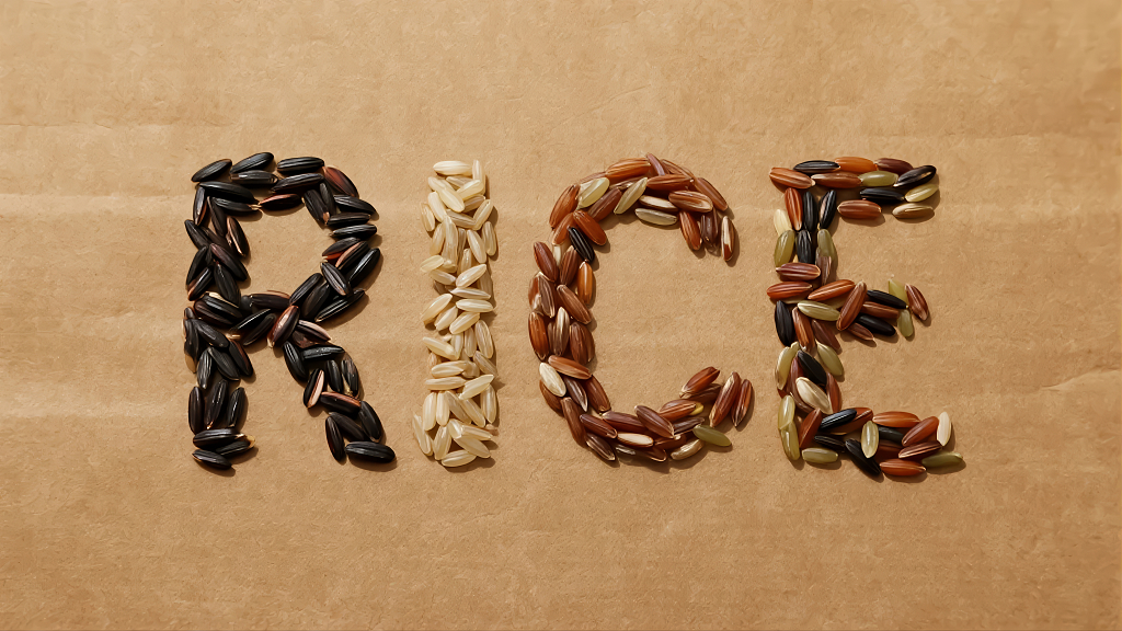 大米杂粮粮食农业健康饮食概念背景图