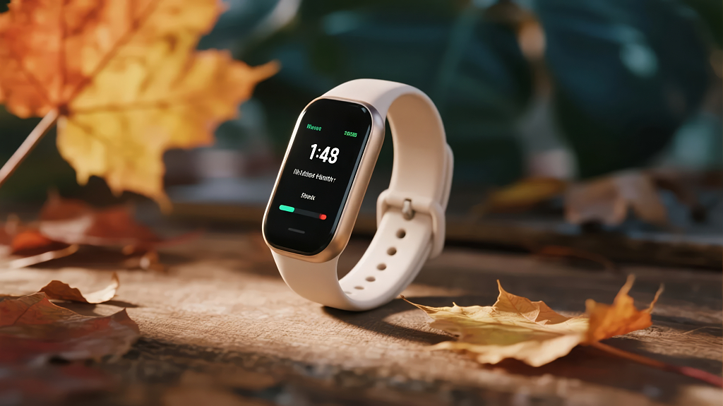 智能手表运动健康科技产品静物背景