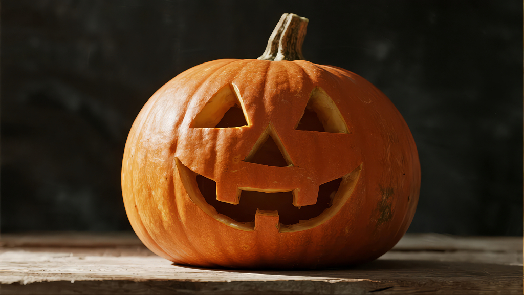 万圣节南瓜灯杰克灯恐怖派对装饰背景图