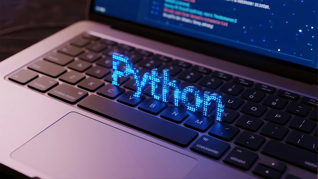 Python编程语言IT技术教育背景图