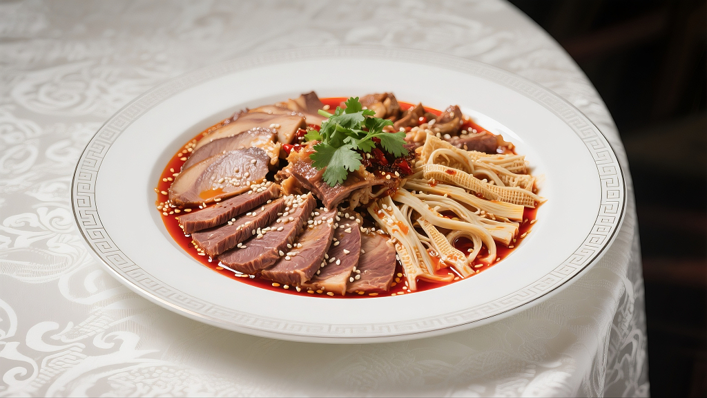 夫妻肺片年夜饭美食美味凉菜