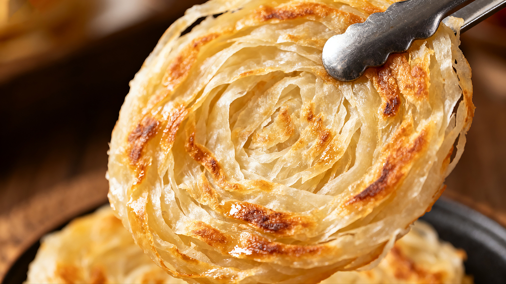 手抓饼香酥手抓饼千层手抓饼现制手抓饼早餐美食