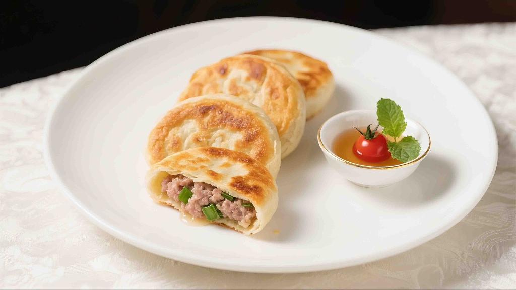 北京传统特色小吃门钉肉饼美食美味特色小吃地方小吃