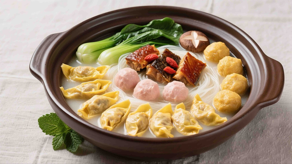 全家福砂锅美食美味上海特色地方特色年夜饭