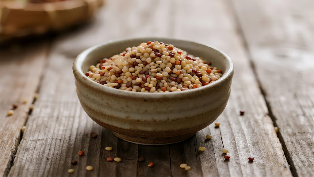 一碗荞麦的健康饮食与五谷杂粮背景