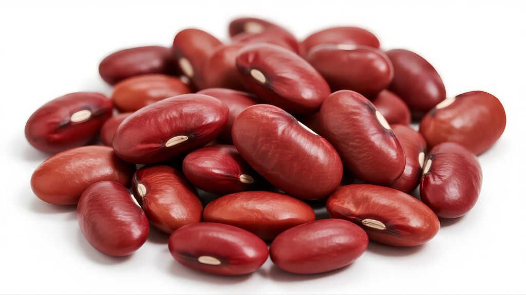 红腰豆杂粮的健康饮食与营养背景图