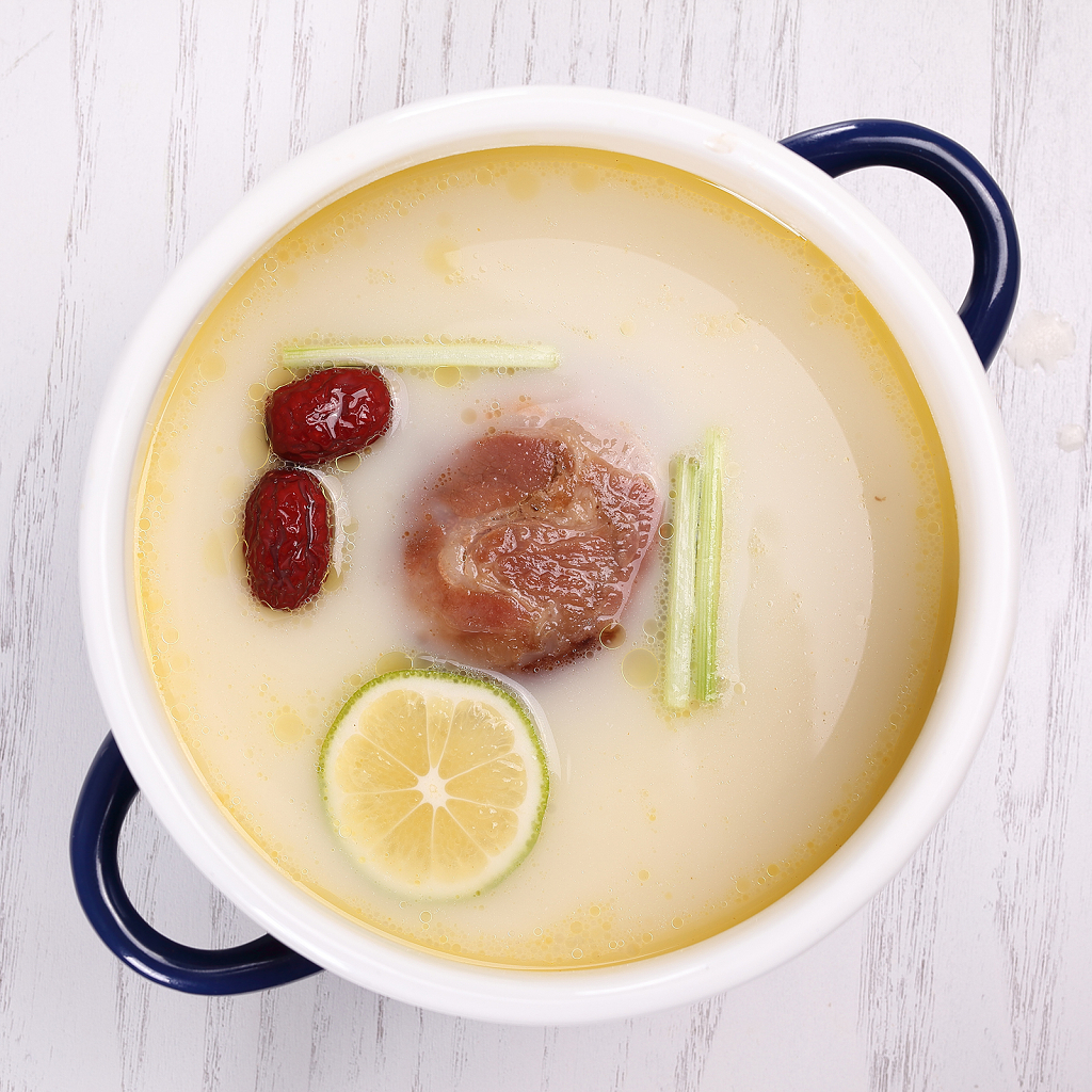 简约火锅骨汤锅底涮锅锅底