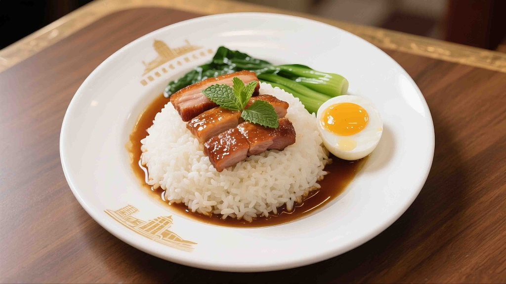 叉烧饭盖饭美食美味特色小吃家常小吃