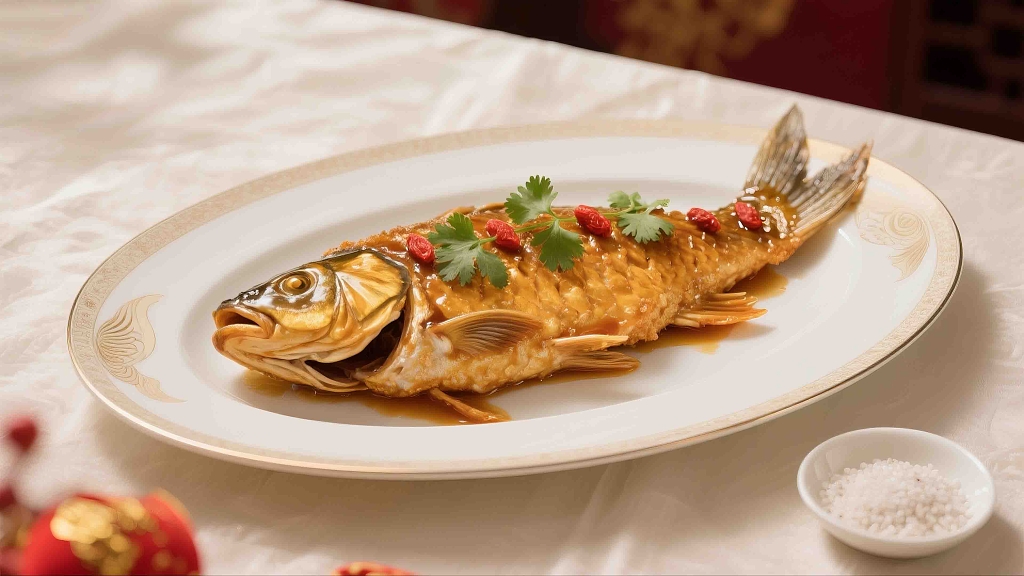 糖醋鱼糖醋鲤鱼美食美味鱼类海鲜营养健康