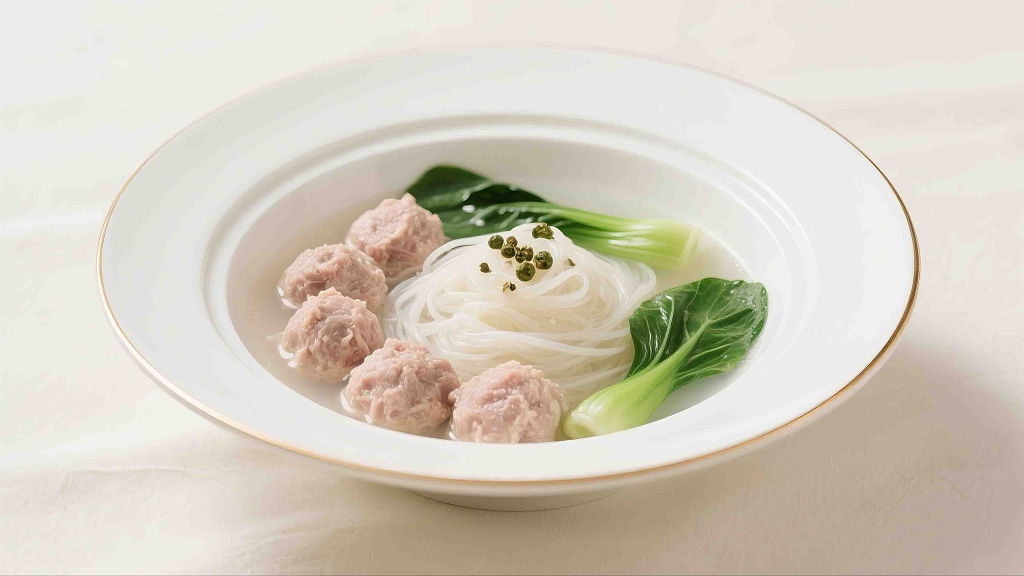 洋内丸子汤美味美味汤类肉类健康营养