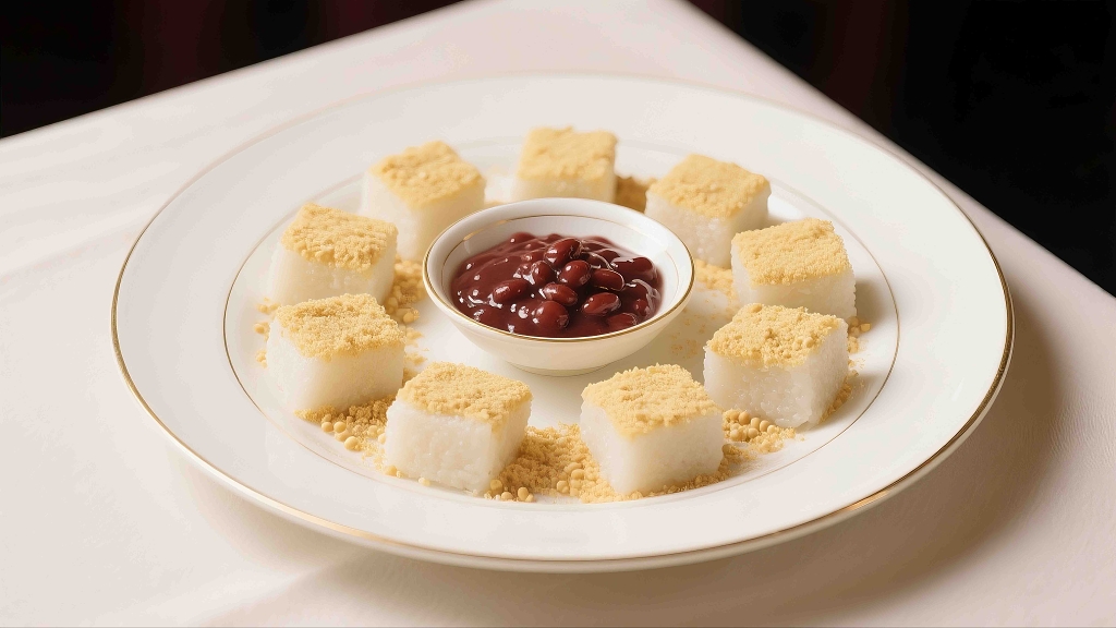 台湾美食麻麻薯甜品下午茶