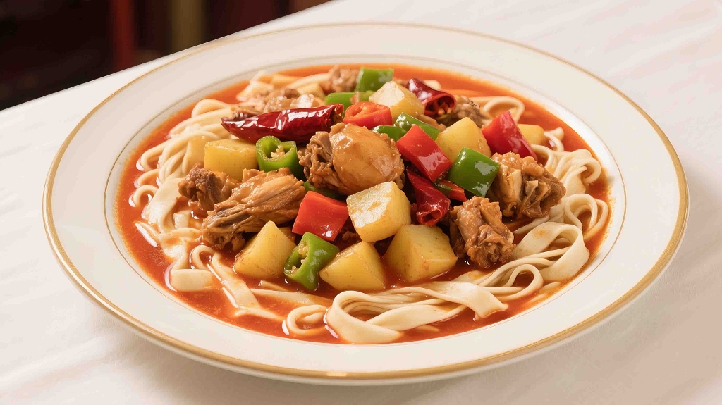 大盘鸡新疆美食美味特色菜地方菜