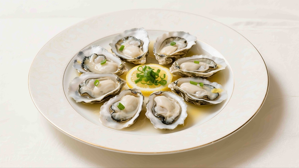 清蒸牡蛎海鲜健康营养美食美味