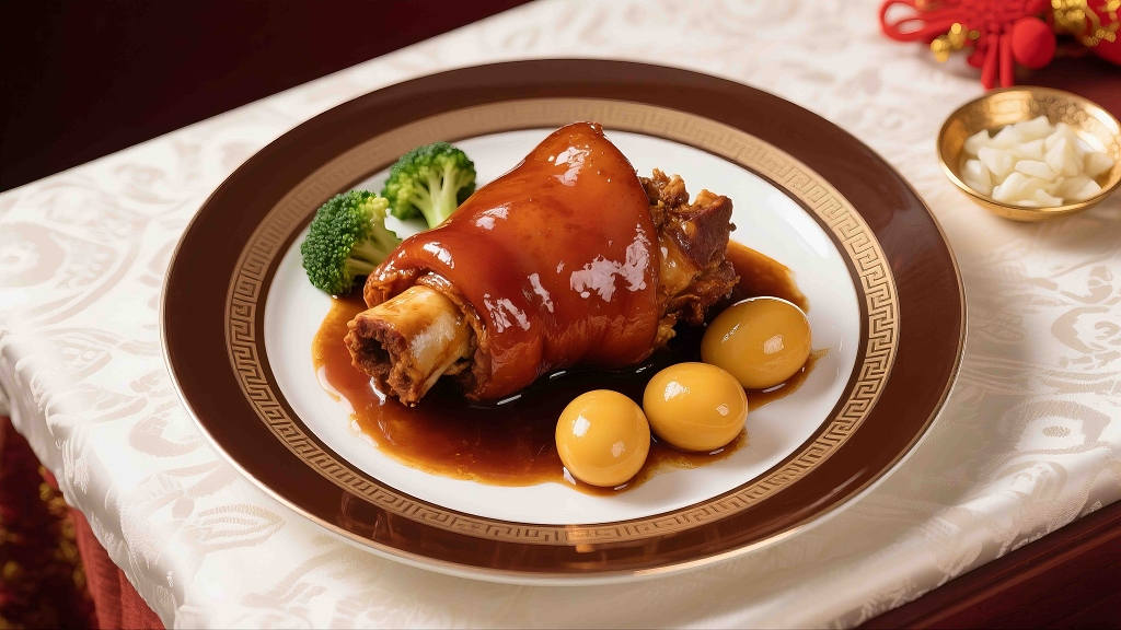 红烧肘子年夜饭肘子美食美味猪肉宴客菜