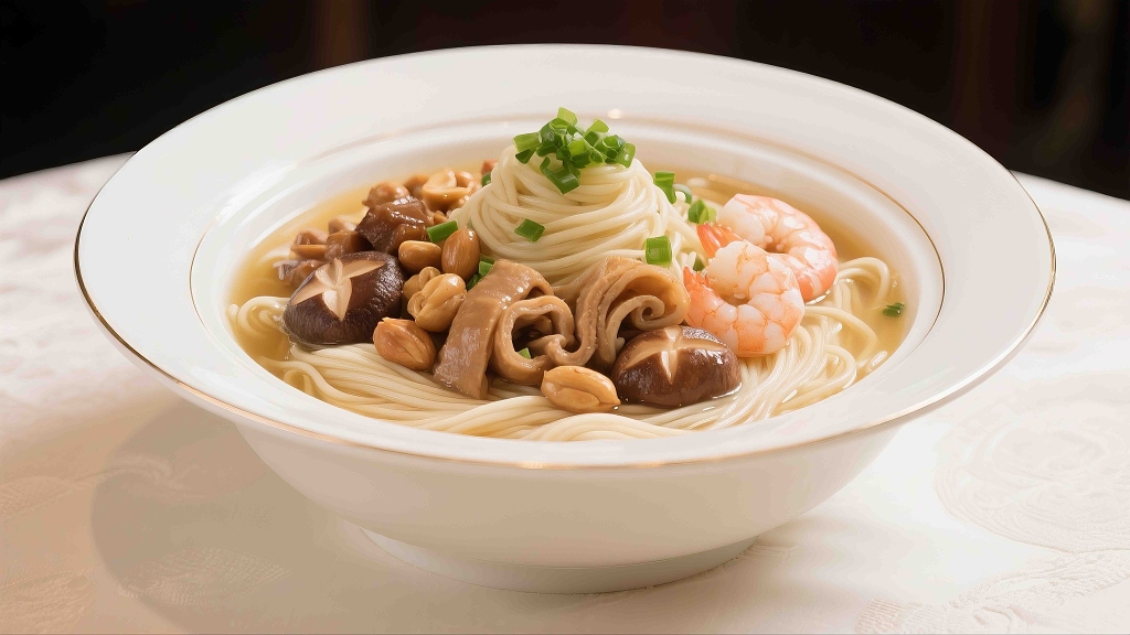 莆田卤面面条美食美味肥肠面