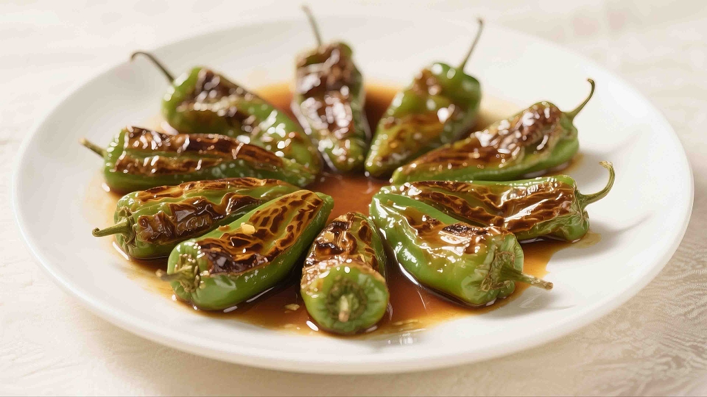 虎皮尖椒美食美味下饭菜