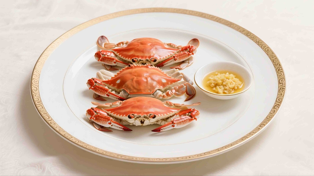 清蒸螃蟹美食美味海鲜