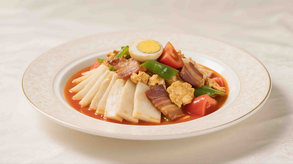 腾冲大救驾炒饵块美食美味特色菜