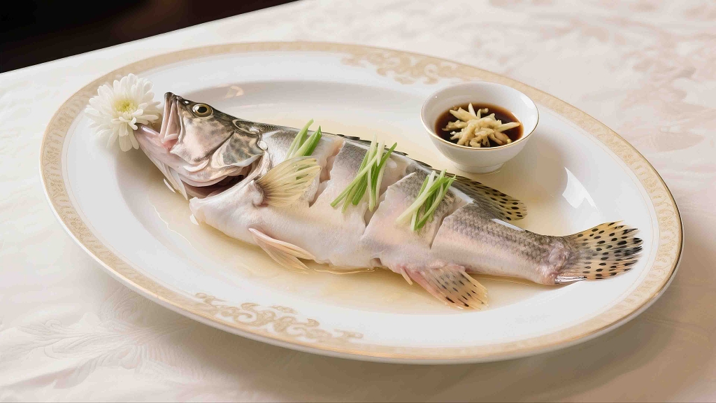 清蒸石斑鱼蒸鱼清蒸鱼美食美味海鲜