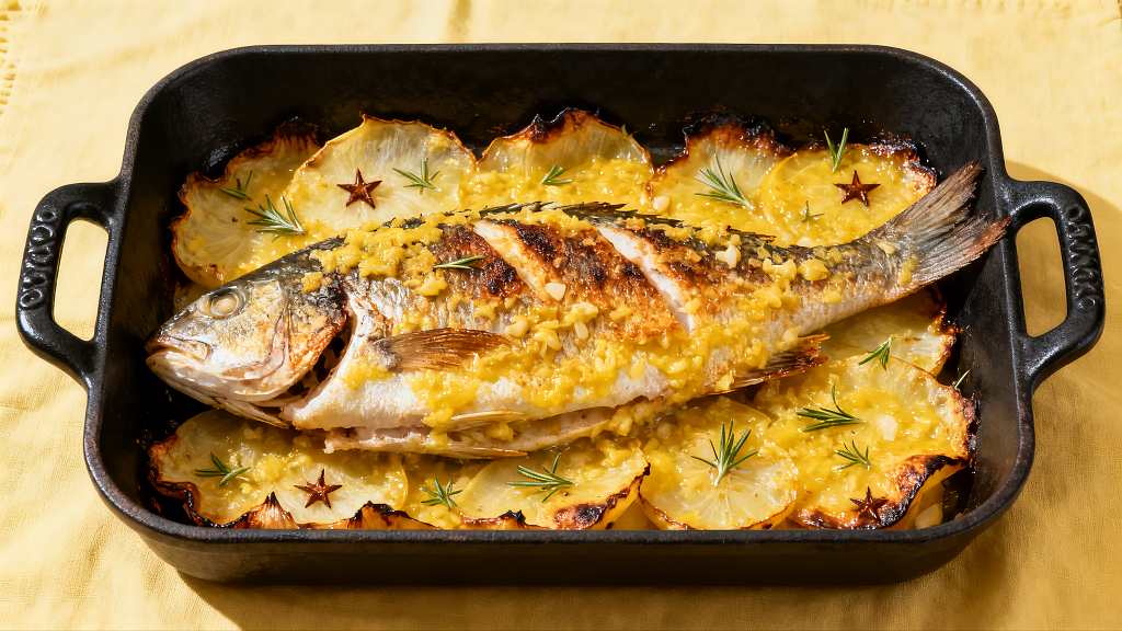 秘制烤鱼烤鱼小吃高端烤鱼烤鱼料理烤鱼素材经典烤鱼蒜香烤鱼