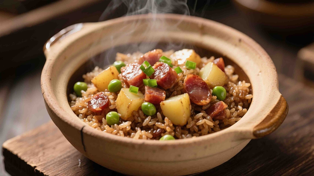 一砂锅美味的煲仔饭