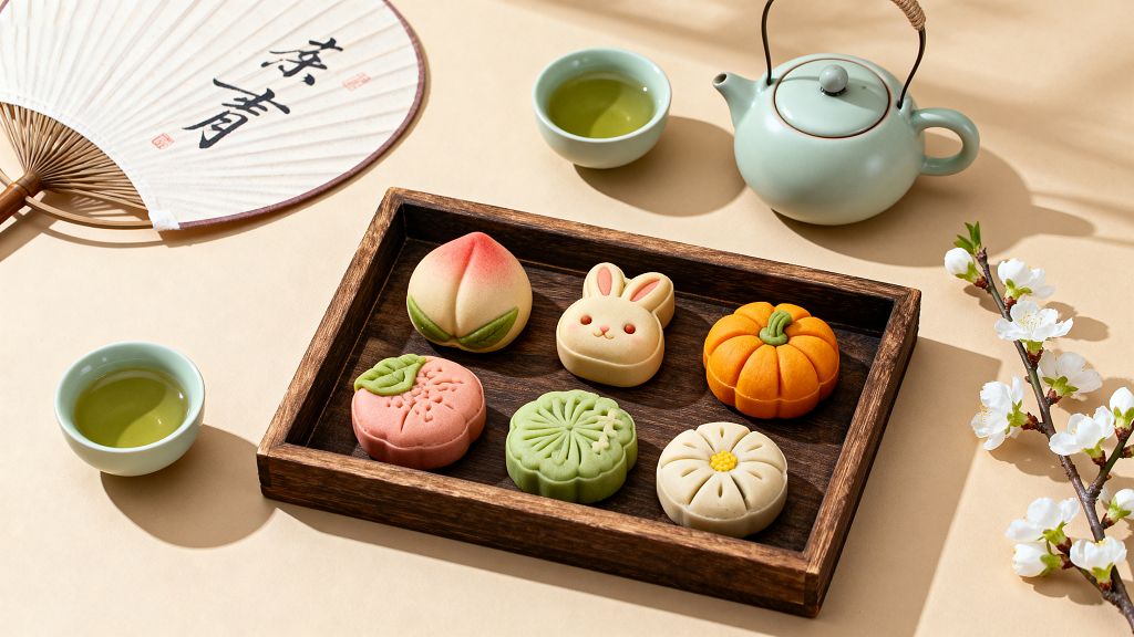 中式茶点美食美味糕点