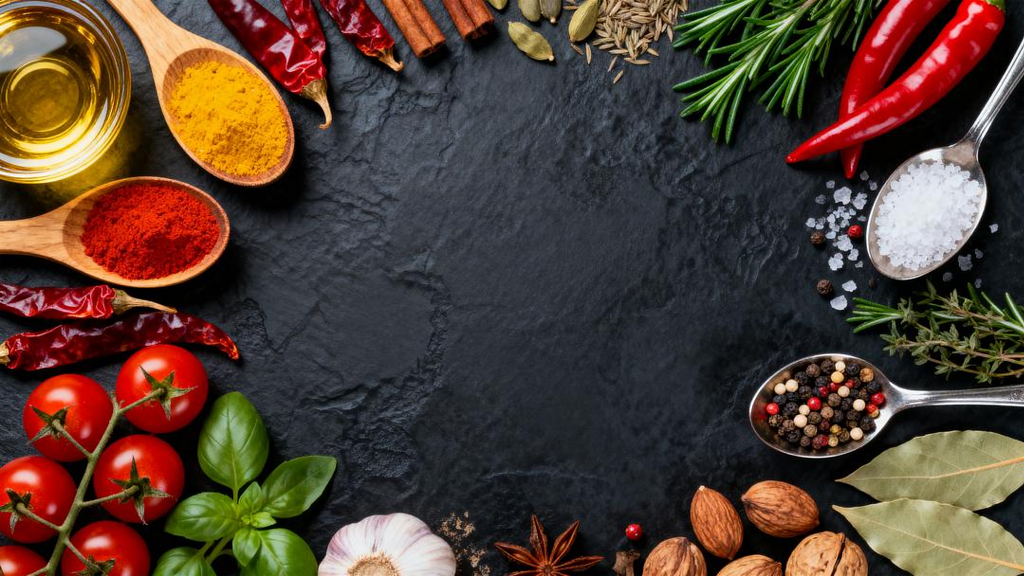 食材背景烹饪食材香料蔬菜调料美食素材烹饪素材西餐食材中餐食材