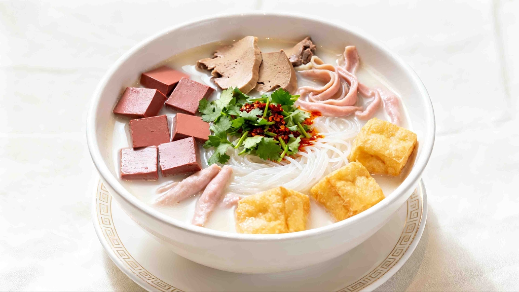 国宴级南京鸭血粉丝煲鸭血粉丝煲南京美食