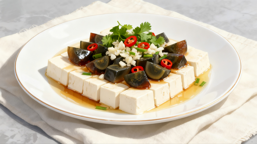 国宴级江西皮蛋豆腐江西皮蛋豆腐皮蛋豆腐