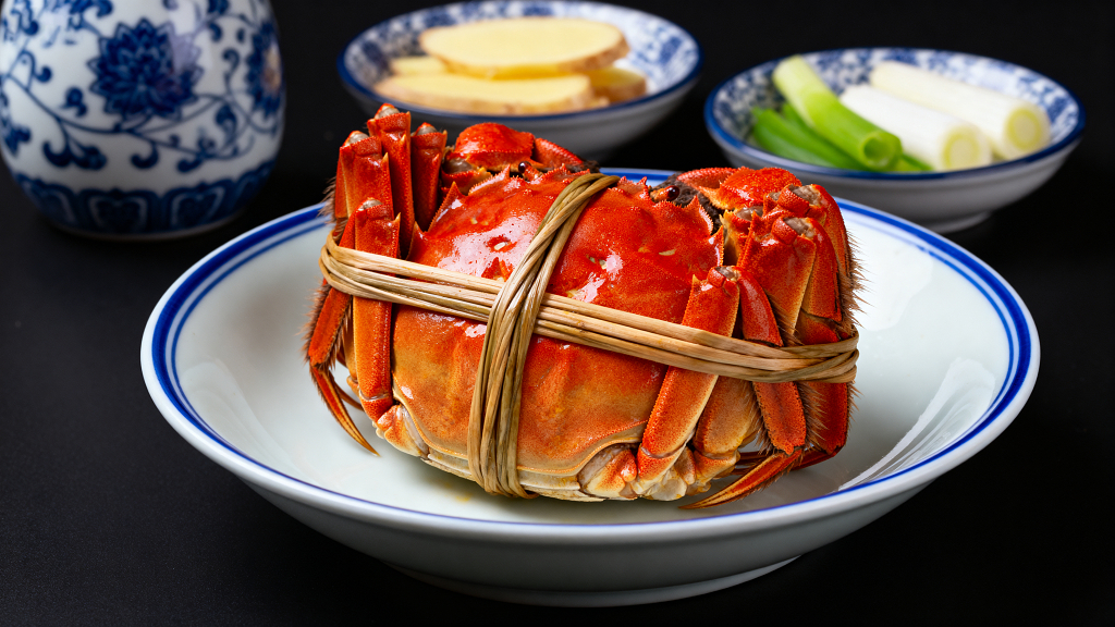 大闸蟹螃蟹美食餐饮菜品中餐