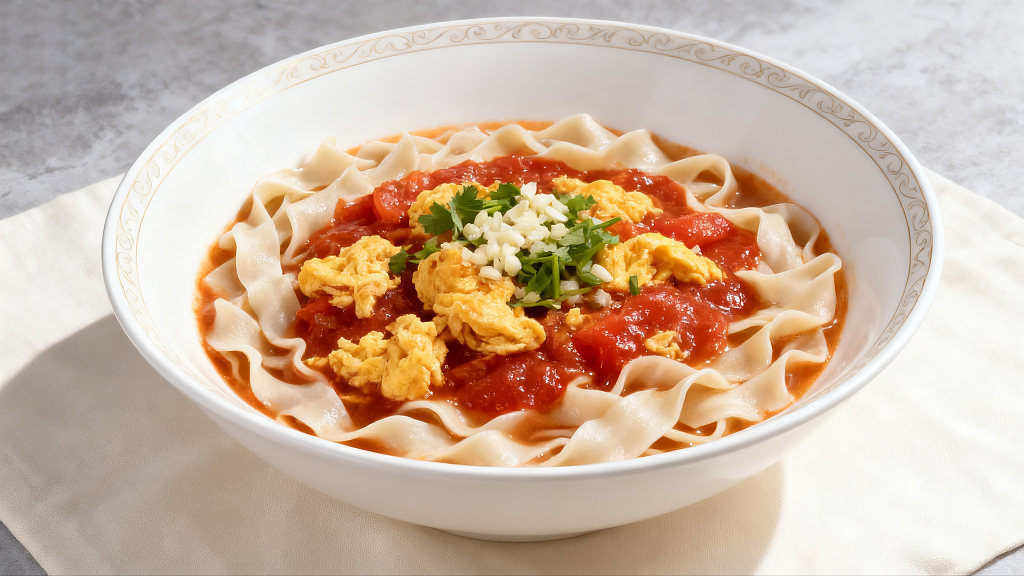 大同刀削面刀削面番茄鸡蛋刀削面