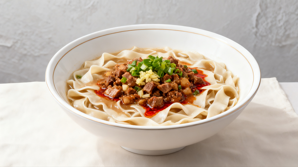 国宴级刀削面刀削面猪肉臊子刀削面