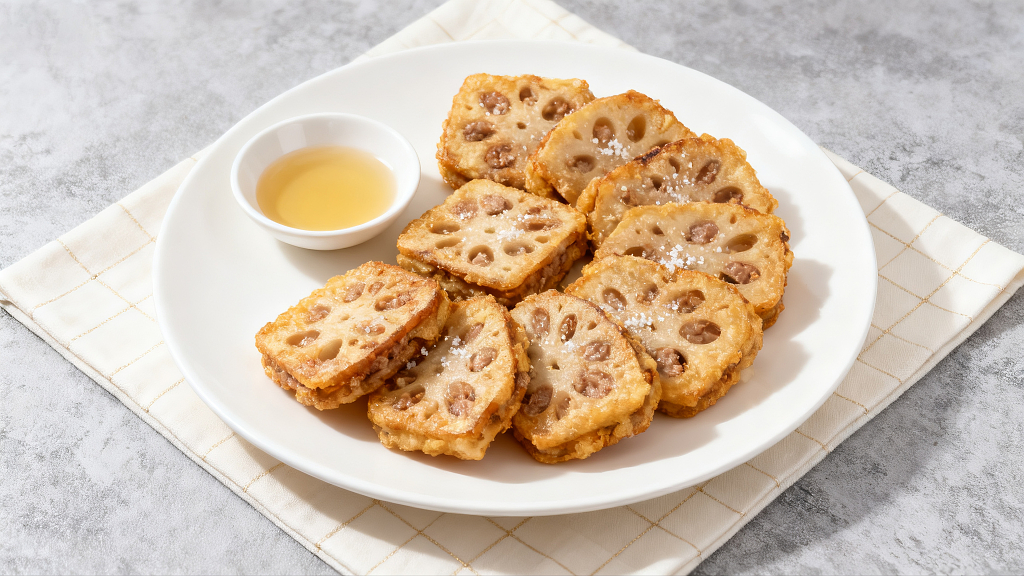 国宴级天津炸藕夹天津炸藕夹