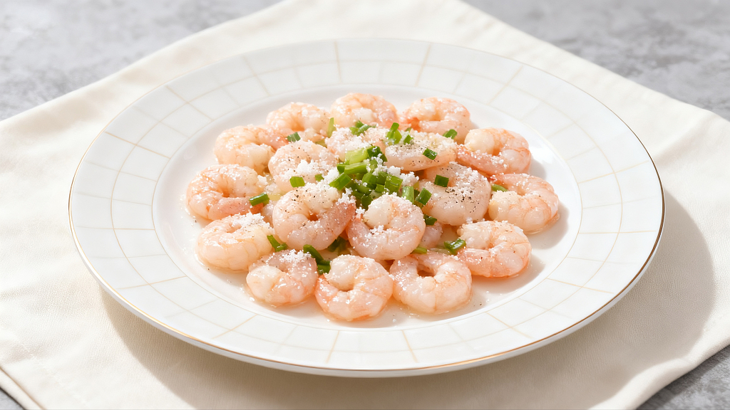 国宴级天津炒虾仁天津炒虾仁清炒虾仁