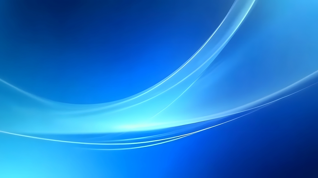 蓝色简约科技感光线曲线流动抽象商务背景