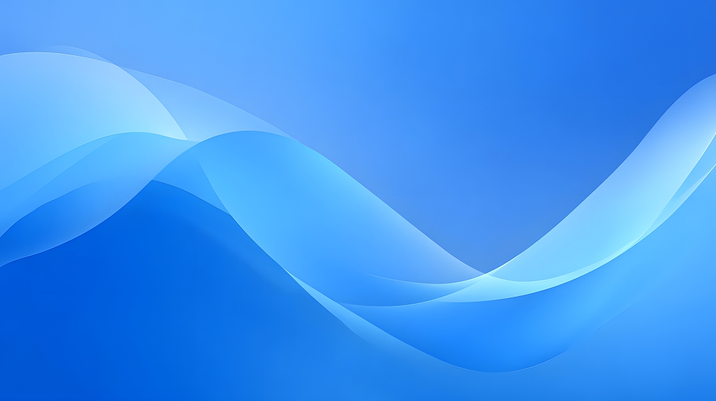 蓝色简约科技感光线曲线流动抽象商务背景