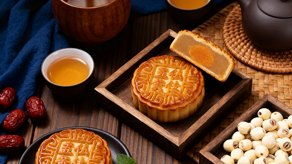 中秋月饼商业摄影多构图俯拍