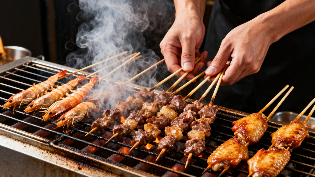 烧烤美食摄影8K世界顶级摄影