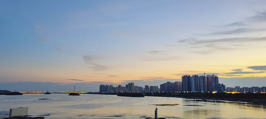 大美南阳的晚霞风光