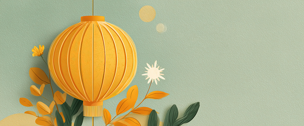 灯笼中秋节海报背景