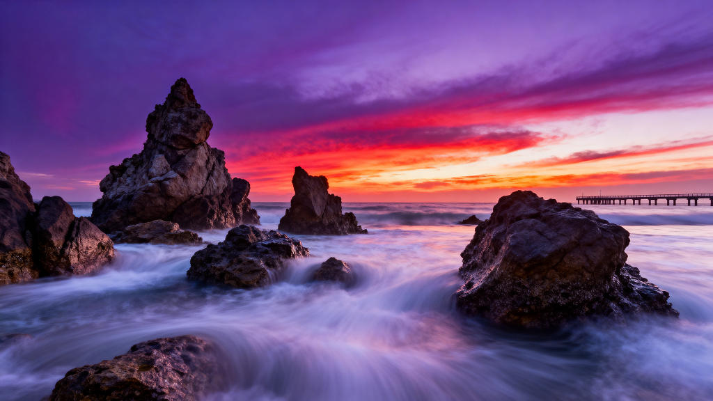 海岸景点海景景观风光摄影