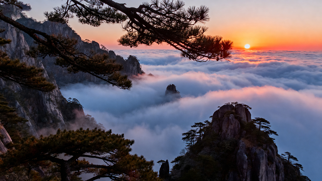 黄山云海日出黄山云海