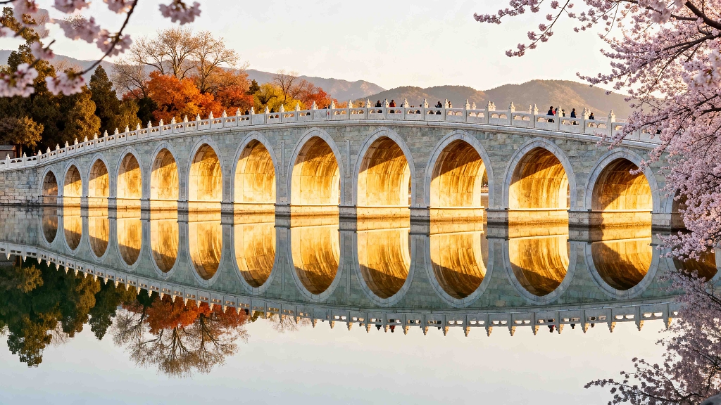 十七孔桥建筑风光摄影