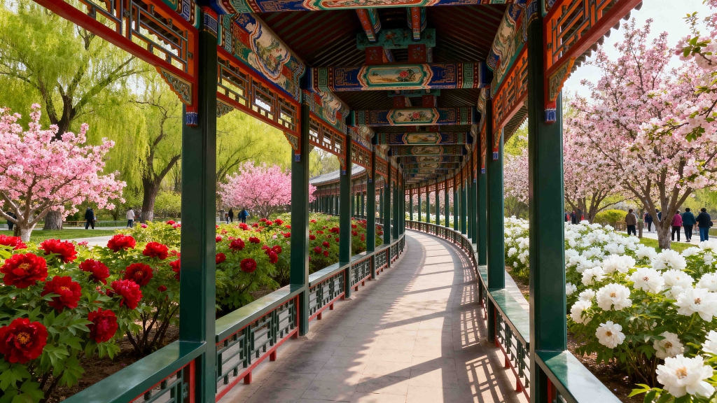 颐和园长廊风光摄影