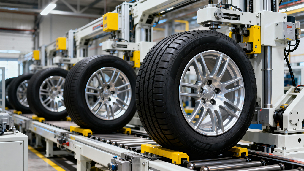汽车轮胎轮胎生产轮胎制造汽车零部件汽车生产智能制造工业生产