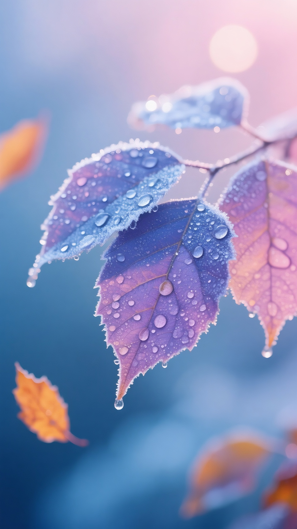 露珠宣传自然宣传植物宣传寒露底图二十四节气底图