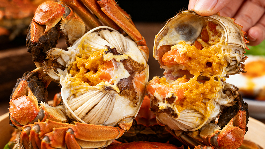大闸蟹美食摄影